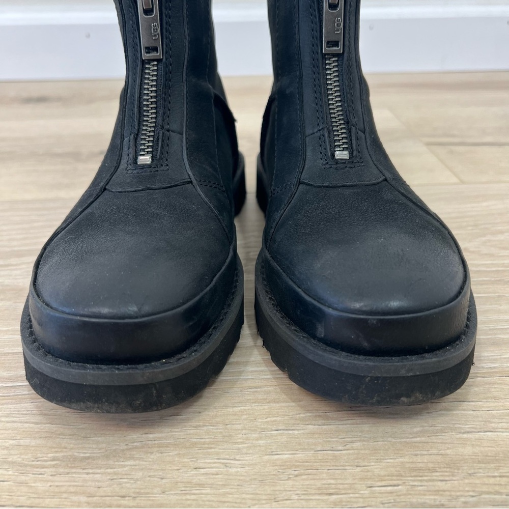 Ugg Black Deconstructed Front Zip Boot - image 5